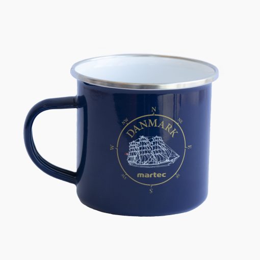 Navy Royal Emaljekop